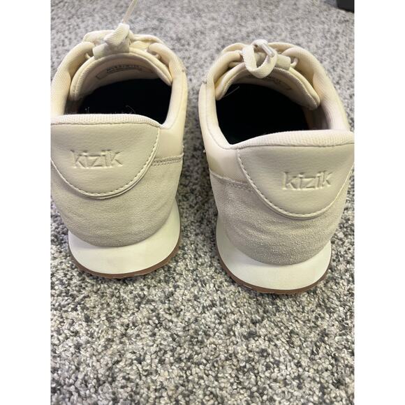 KIZIK Milan Step-In Shoes/Snakers, Men’s 9.5 W’s 11, EXCELLENT Bone/Cream - Picture 5 of 12